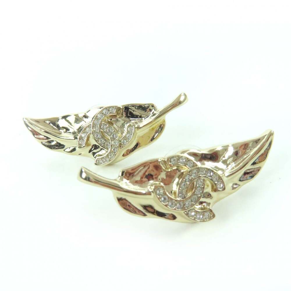 Chanel Cc Logo Earrings Metal Gold-Tone #250094C97B - Picture 6 of 9